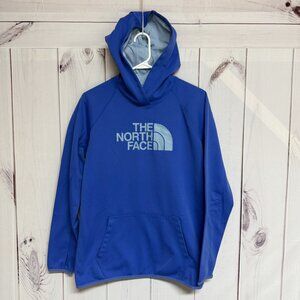 The North Face Half Dome Hoodie Women’s Large Blue Thumbholes GUC